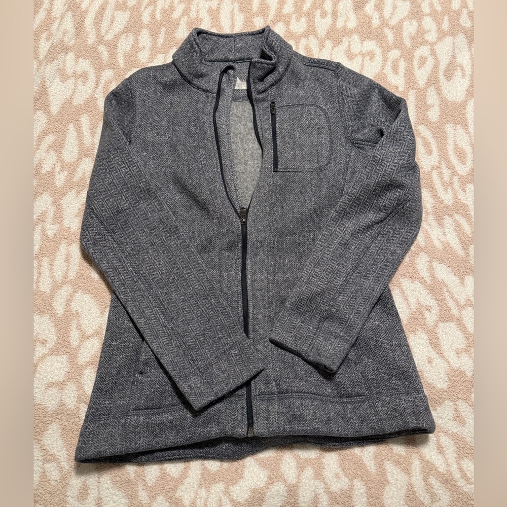 Gray Zip-Up Jacket